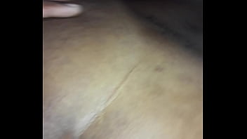 Black whore sets up her holes for a bang in the cage
