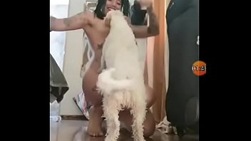 Tattooed Croatian woman dances naked at home and shakes her ass sexily